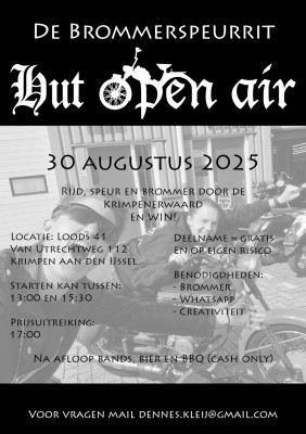 2025-08-30  Zaterdag 30 augustus Brommerspeurrit Hut open air Krimpen aan den IJssel.jpg